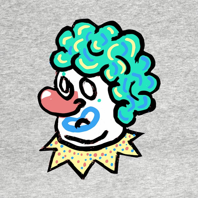 Green Clown by Brieana